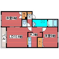 エールスト福住の物件間取画像